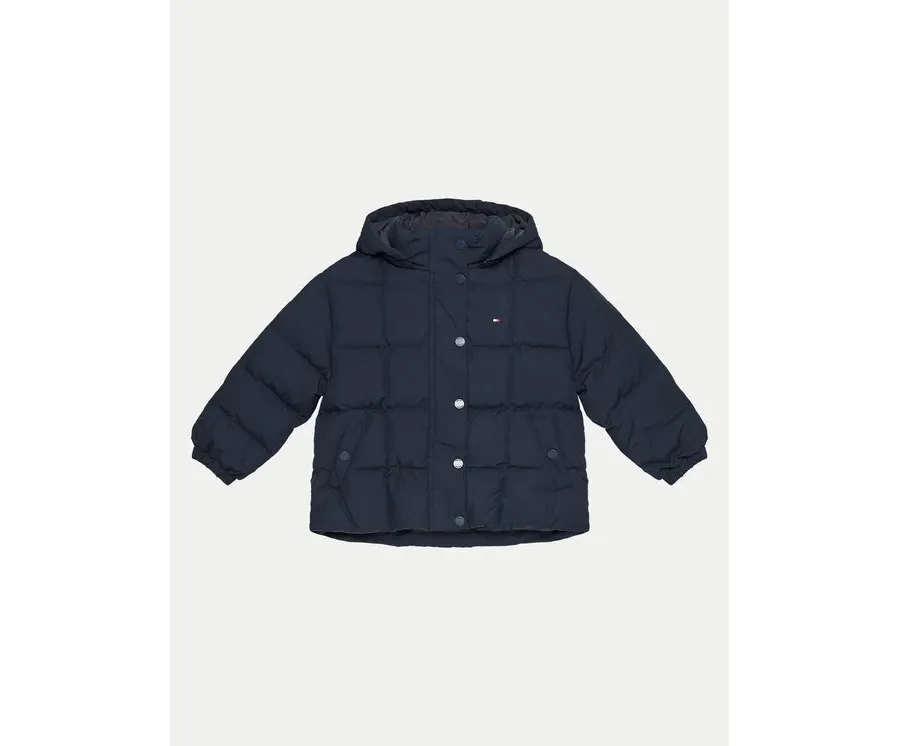 obrazek 1 Tommy Hilfiger Kurtka puchowa KG0KG08392 M Granatowy Regular Fit