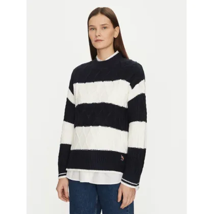 Zdjęcie U.S. Polo Assn. Sweter WUP1175 Granatowy Relaxed Fit