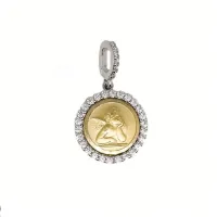 Picture Stylish angel with zircons from Italy