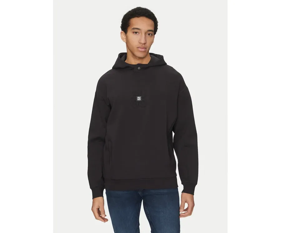 obrazek 1 HUGO Bluza Debostaco 50530191 Czarny Relaxed Fit