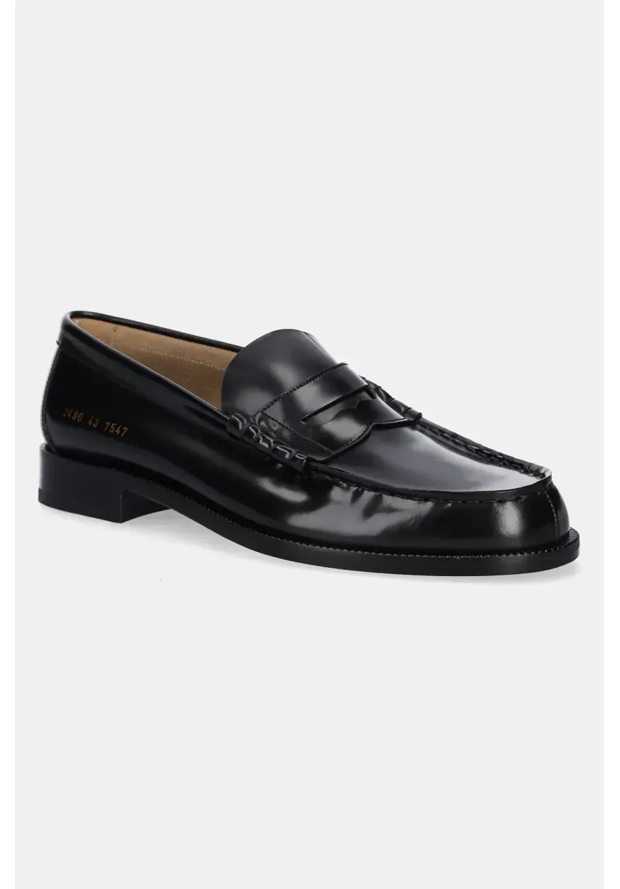 obrazek 1 Common Projects mokasyny skórzane Loafer męskie kolor czarny 2490