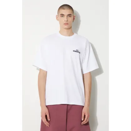 Zdjęcie NEIGHBORHOOD t-shirt bawełniany NH . Tee męski kolor biały z nadrukiem 241PCNH.ST04