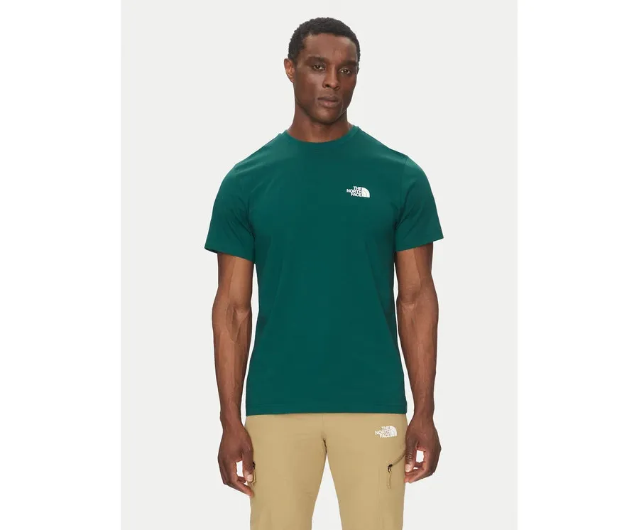 obrazek 1 The North Face T-Shirt NF0A87NG6GI1 Zielony Regular Fit