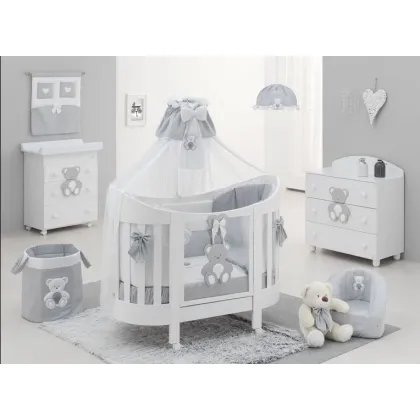 Zdjęcie Przepiękny szary pokoik dla niemowlaka - Italbaby