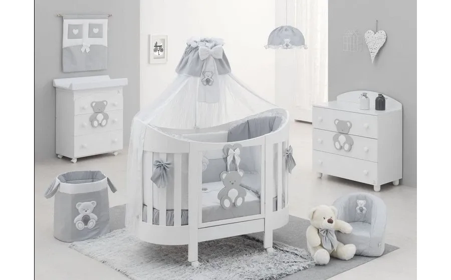 obrazek 1 Przepiękny szary pokoik dla niemowlaka - Italbaby