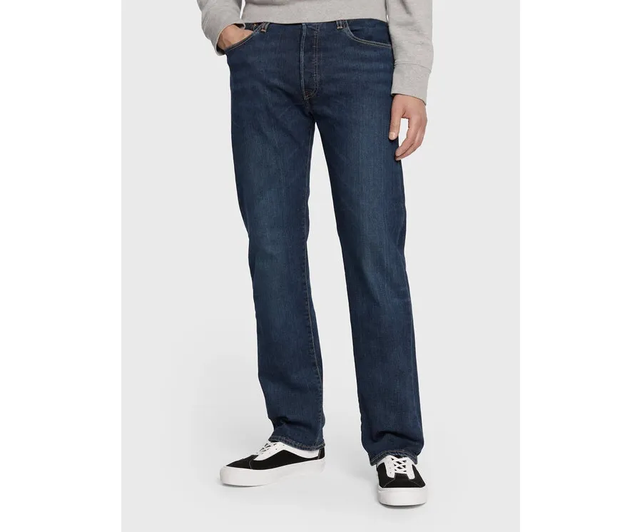 obrazek 1 Levi's® Jeansy 501® 00501-3199 Granatowy Straight Leg