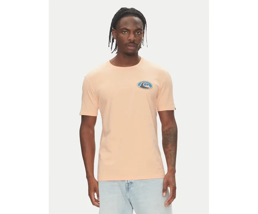 obrazek 1 Quiksilver T-Shirt Ev Flower Chaos Ss EQYZT08050 Pomarańczowy Regular Fit