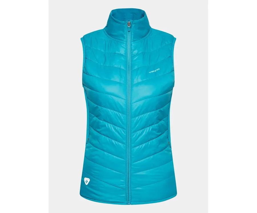 obrazek 1 Viking Bezrękawnik Becky Pro Primaloft Lady 600/23/2331 Turkusowy Regular Fit