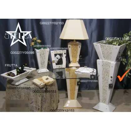 Picture Decorative white column made of ceramics