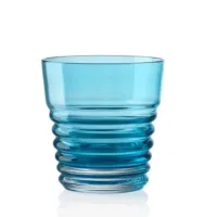 Zdjęcie Atrakcyjna szklanka do whisky z włoskiego szkła Murano