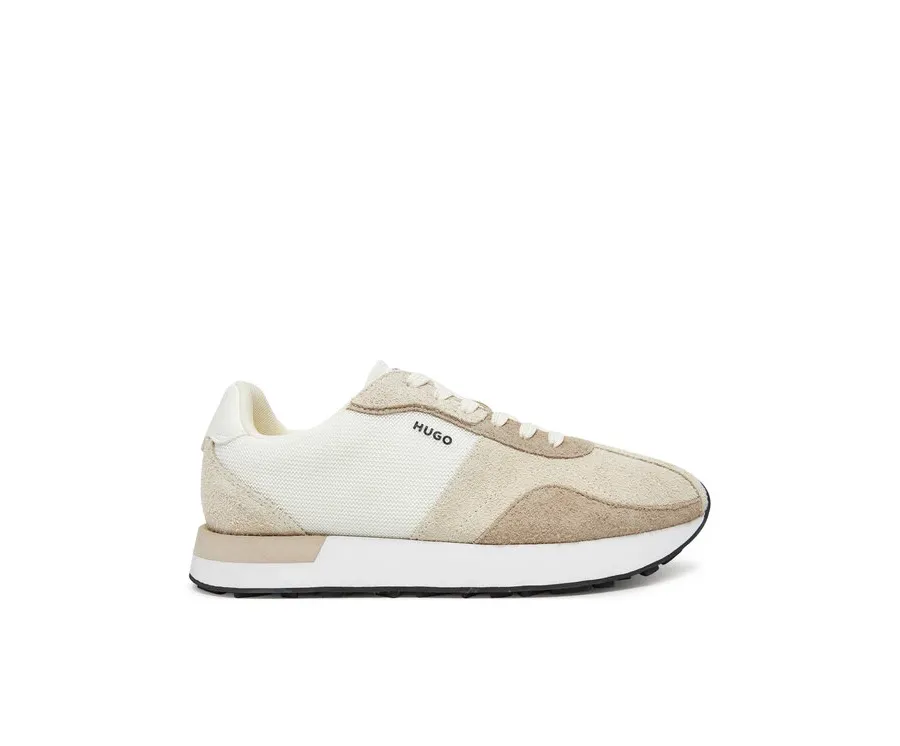 obrazek 1 HUGO Sneakersy Kiria Runn hsdme 50541592 Écru