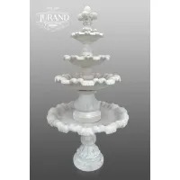 Picture An amazing four-level fountain with a lily for the garden