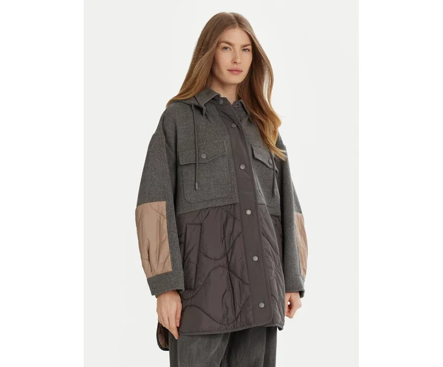 obrazek 1 Weekend Max Mara Kurtka przejściowa Ossola 2515481011 Szary Relaxed Fit