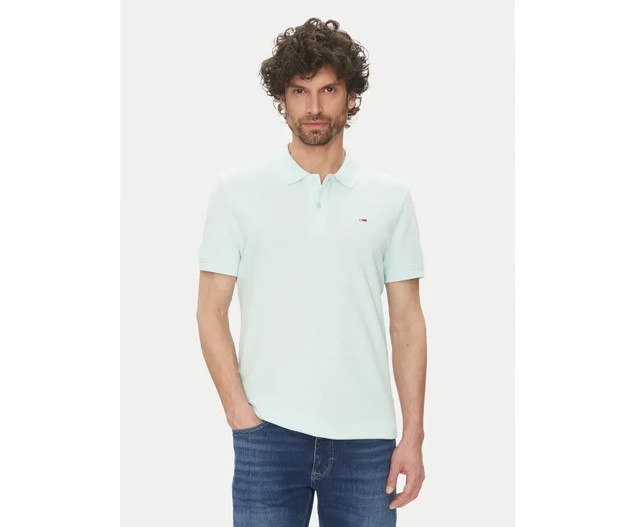 obrazek 1 Tommy Jeans Polo DM0DM20226 Zielony Slim Fit