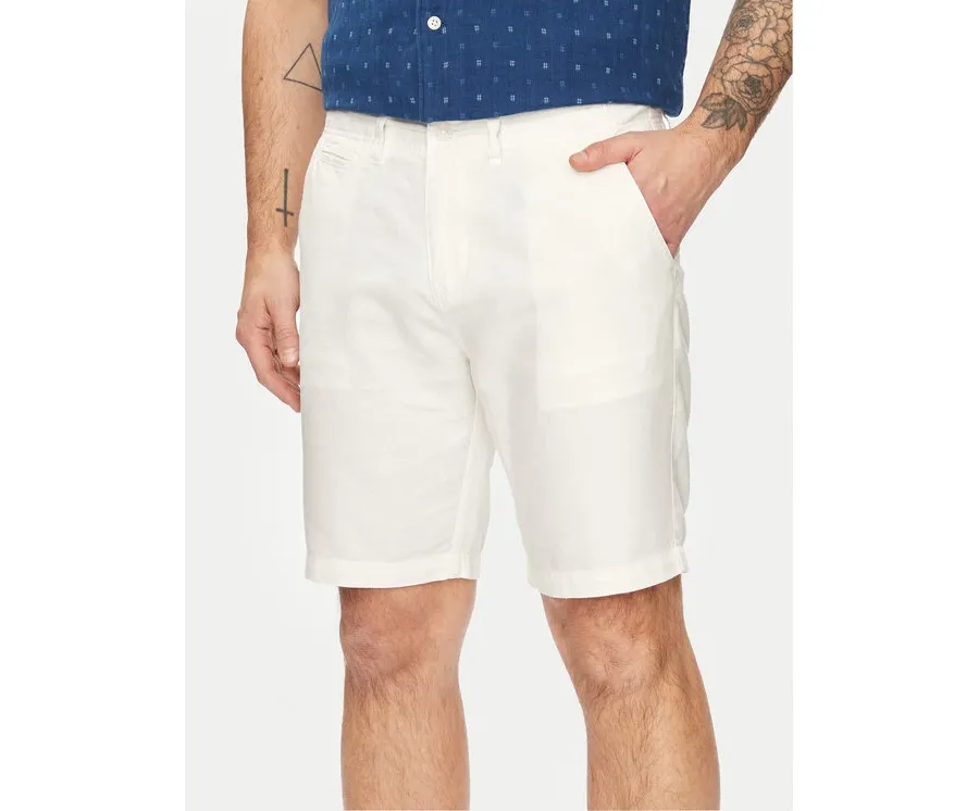 obrazek 1 Guess Szorty materiałowe M4GB59 WG8B0 Écru Regular Fit
