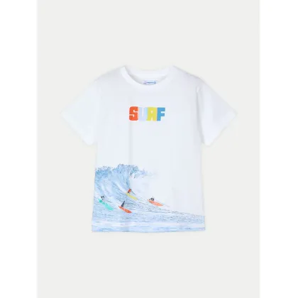 Zdjęcie Mayoral T-Shirt 3046 Biały Regular Fit