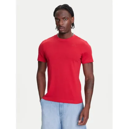 Zdjęcie Kappa T-Shirt Logo Korpo Cafers 304J150 Bordowy Slim Fit