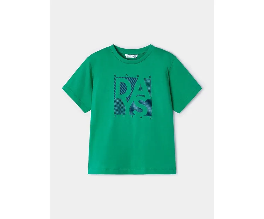 obrazek 1 Mayoral T-Shirt 170 Zielony Regular Fit