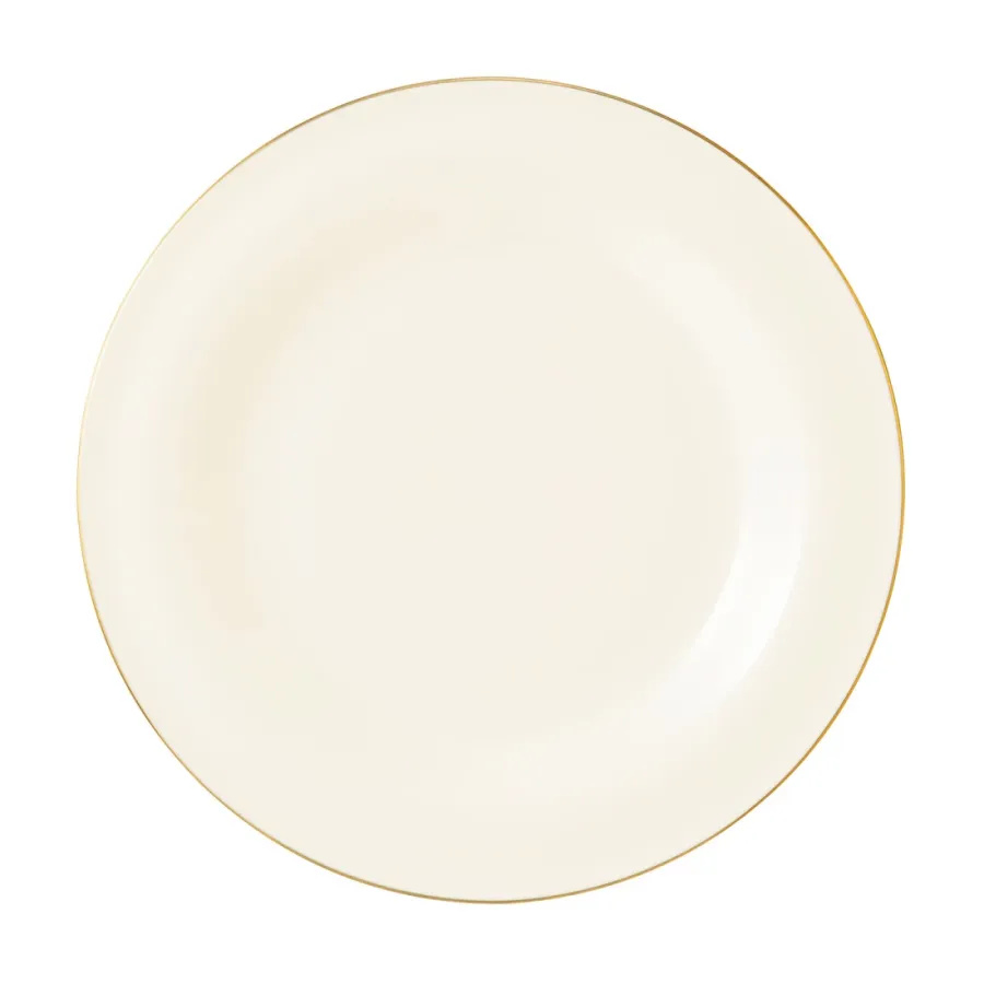 obrazek 1 Luksusowy porcelanowy talerz śniadaniowy 23 cm ze złotym rantem - Seltmann Weiden