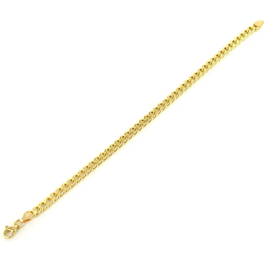 obrazek 3 Złota włoska bransoletka dla mężczyzn (21 cm)