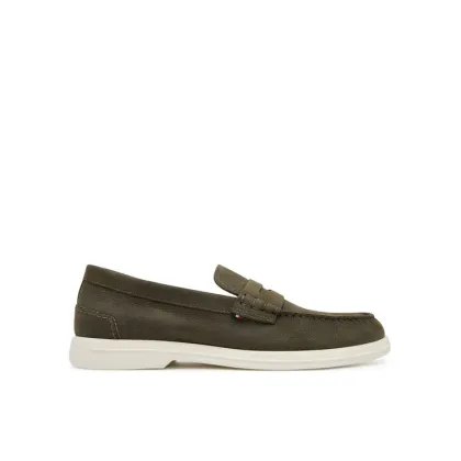 Zdjęcie Tommy Hilfiger Mokasyny Nubuck P Loafer FM0FM05350 Khaki