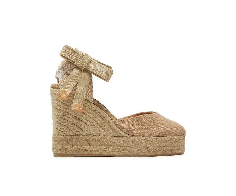 obrazek 1 Castañer Espadryle Chiara/8Ed/002 021668 Beżowy