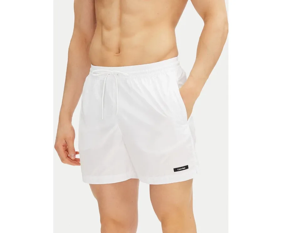 obrazek 1 Calvin Klein Swimwear Szorty kąpielowe KM0KM01111 Biały Regular Fit