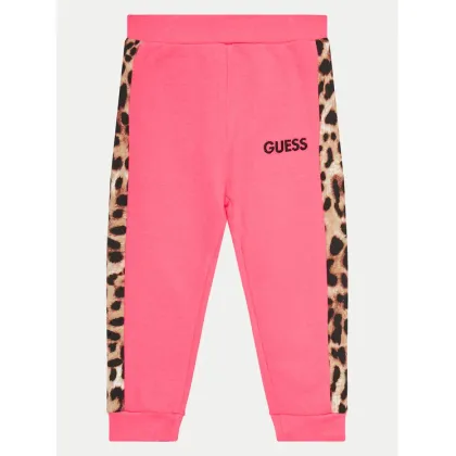 Zdjęcie Guess Spodnie dresowe K4BQ12 KAX73 Różowy Regular Fit