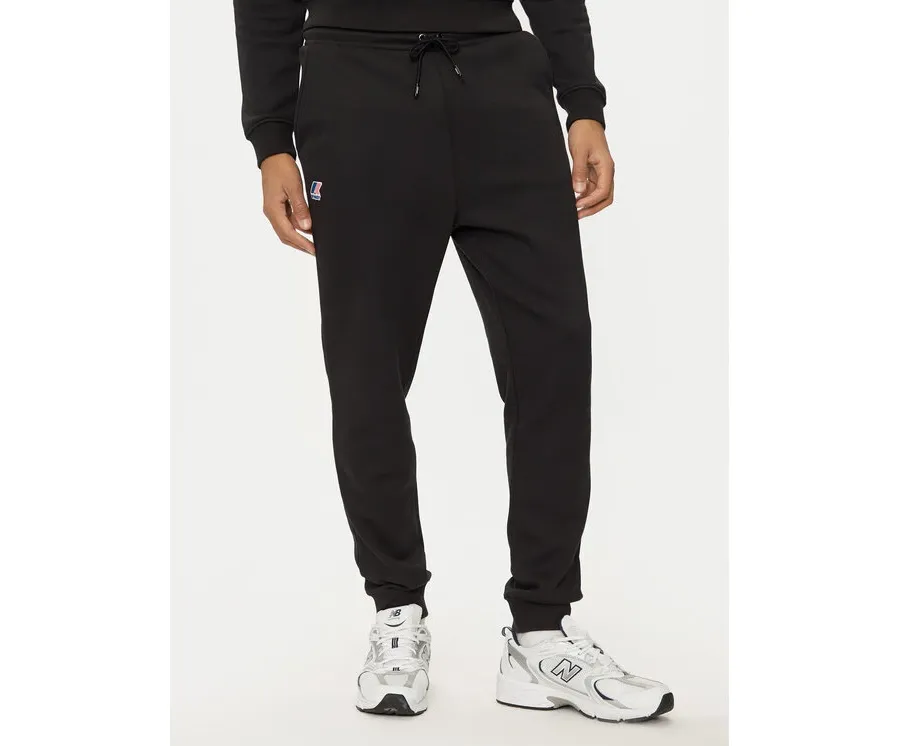 obrazek 1 K-Way Spodnie dresowe Le Vrai Creuse K11516W Czarny Slim Fit