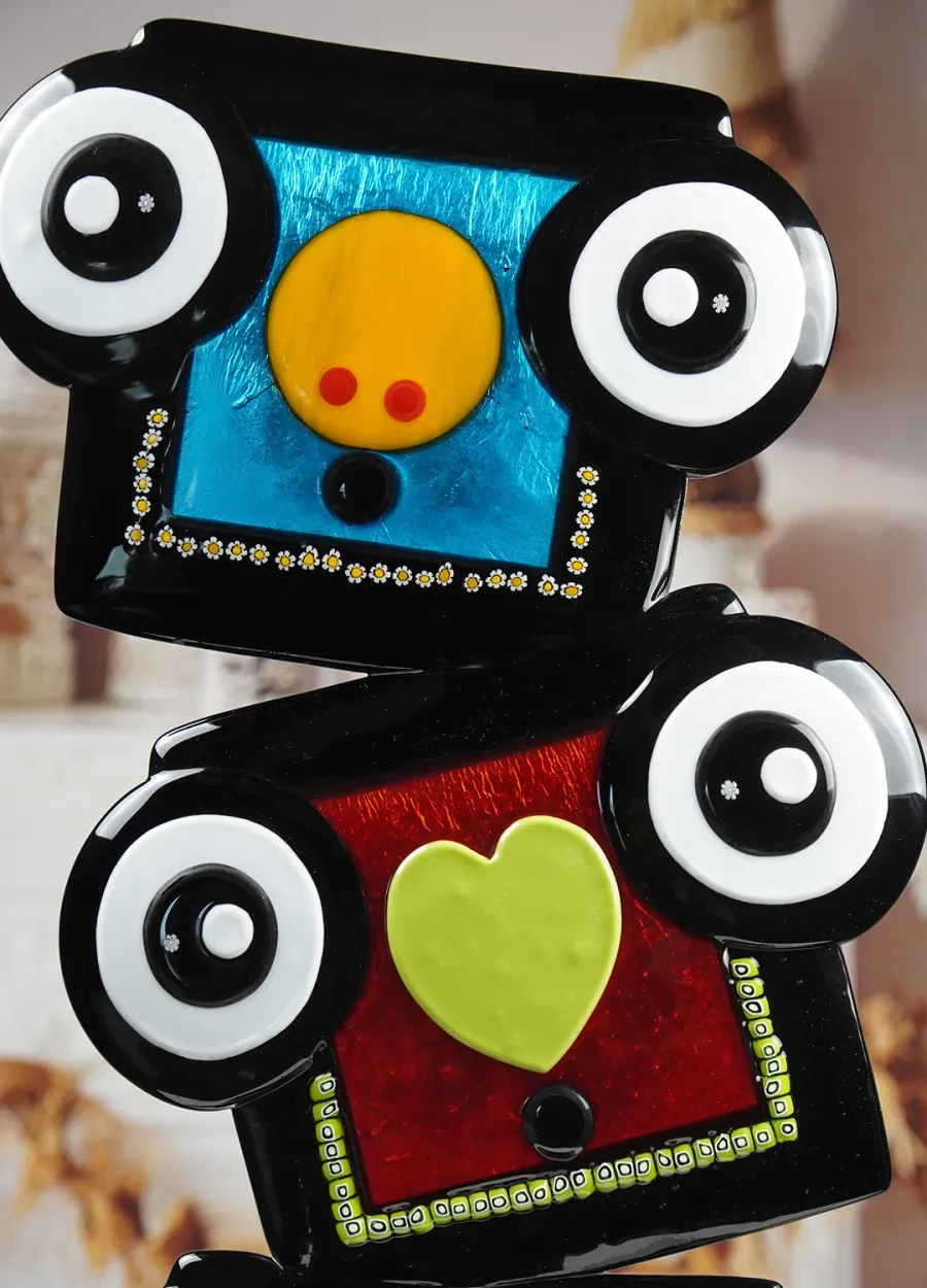 obrazek 2 Abstrakcyjna rzeźba pop-art w szkle Murano