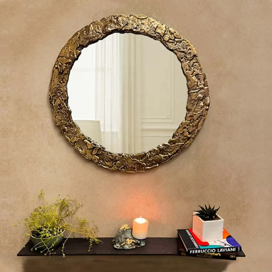 obrazek 1 MOLTEN MIRROR – Unikalne, rzeźbiarskie lustro ścienne