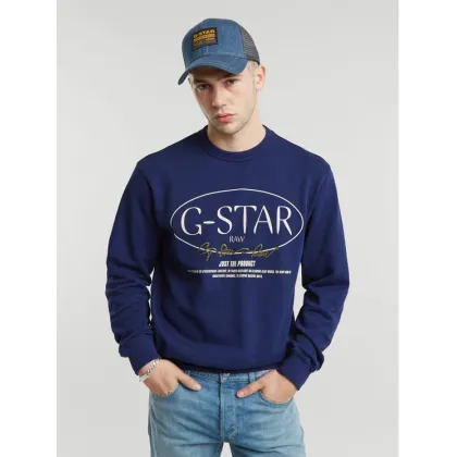 Zdjęcie G-Star Raw Bluza Circle D25100-D257 Niebieski Regular Fit