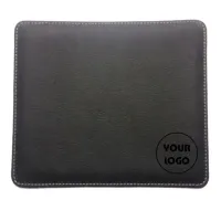 Zdjęcie Skórzana podkładka na biurko z emblematem firmowym