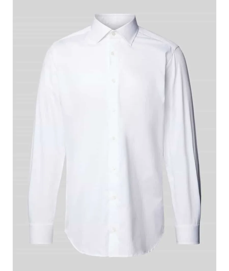 obrazek 1 Koszula biznesowa o kroju slim fit z kołnierzykiem typu kent model ‘TORRI’