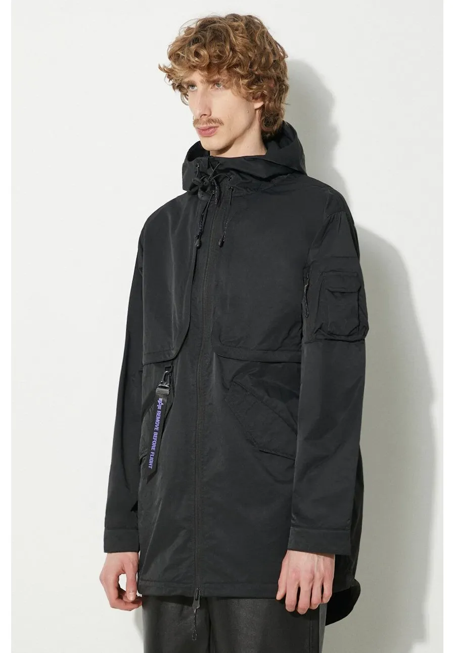 obrazek 1 Alpha Industries kurtka Utility Fishtail UV męska kolor czarny przejściowa 146117UV