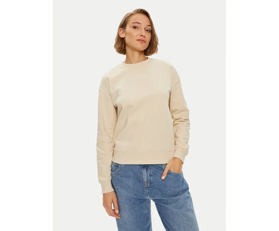obrazek 1 Calvin Klein Bluza Multi Logo K20K207216 Beżowy Regular Fit
