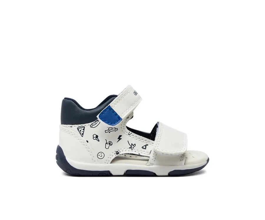 obrazek 1 Geox Sandały B Sandal Tapuz Boy B450XB 000BC C0293 Biały