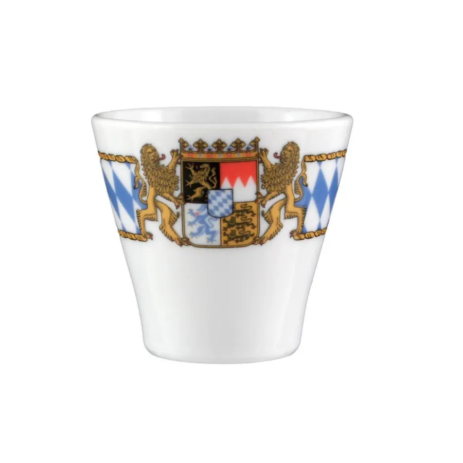 obrazek 1 Stylowy porcelanowy kieliszek z bawarskim zdobieniem - Seltmann Weiden