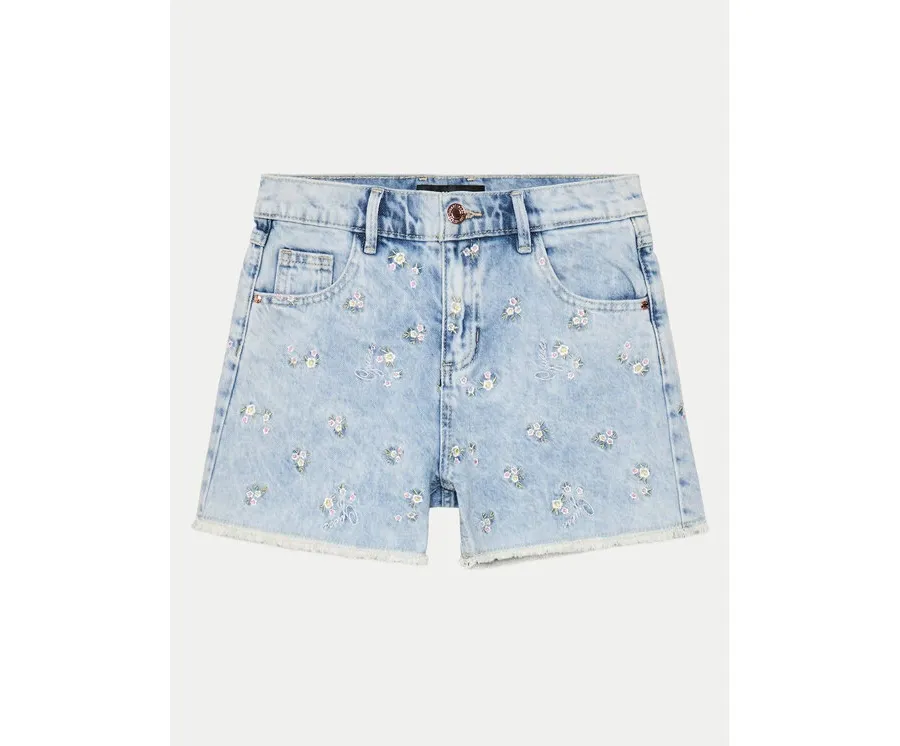 obrazek 1 Guess Szorty jeansowe J4GD38 D45E0 Niebieski Regular Fit