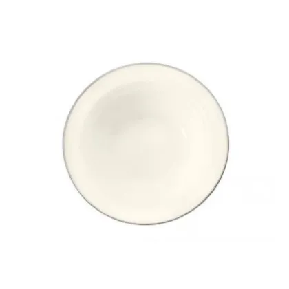 Zdjęcie Kremowa porcelanowa miska ze srebrną obwódką w stylu klasycznym – Tettau