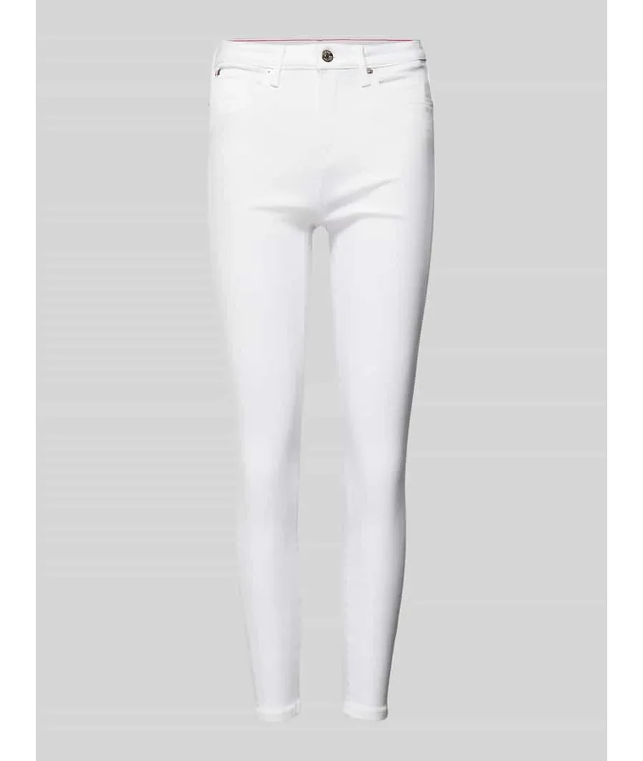 obrazek 1 Tommy Hilfiger Jeansy Como WW0WW44361 Biały Slim Fit