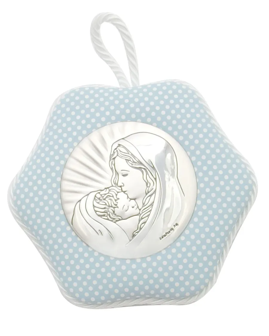 obrazek 1 Cudowny Medalion grający Madonna z dzieciątkiem 9x8