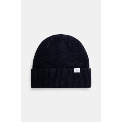 Zdjęcie Norse Projects czapka wełniana Czapka Norse Projects Norse Beanie N95-0569 7004 kolor granatowy wełniana