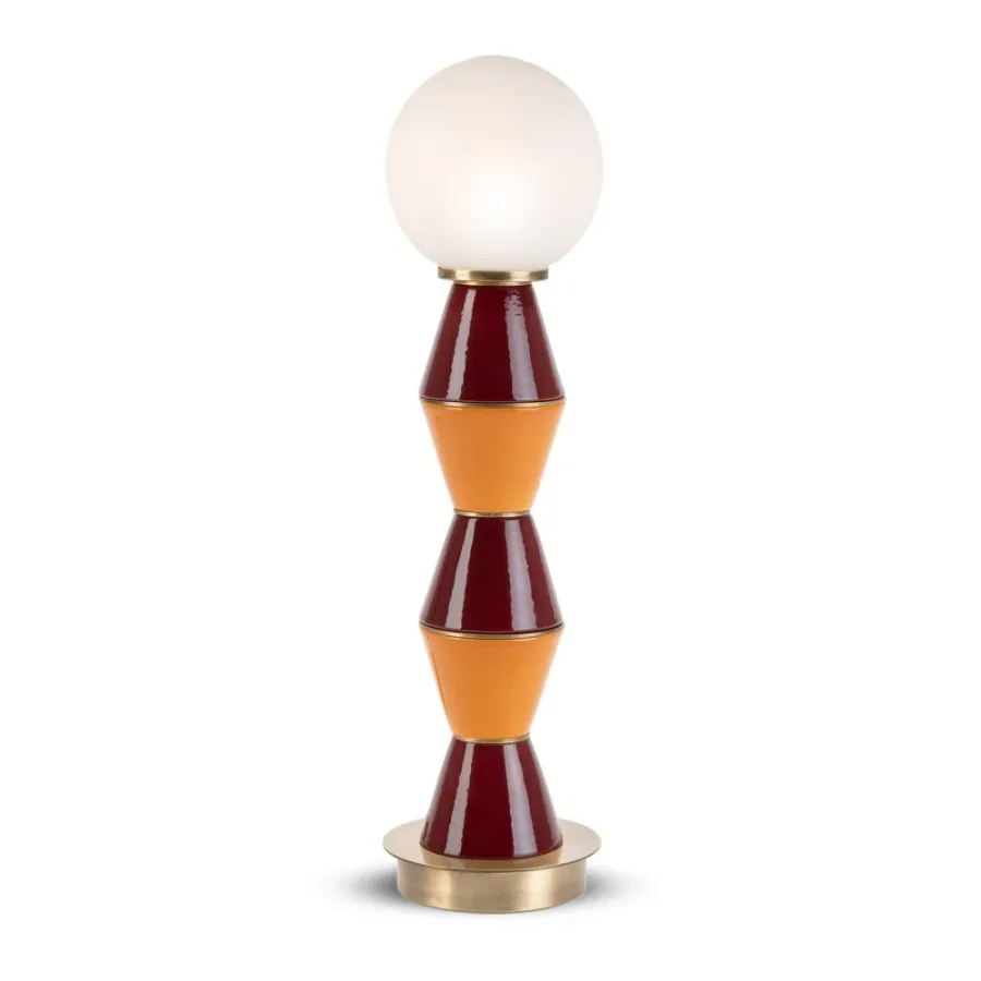obrazek 1 Mała lampa stołowa o wyrafinowanej prostocie H.45xL.12xP.12 cm