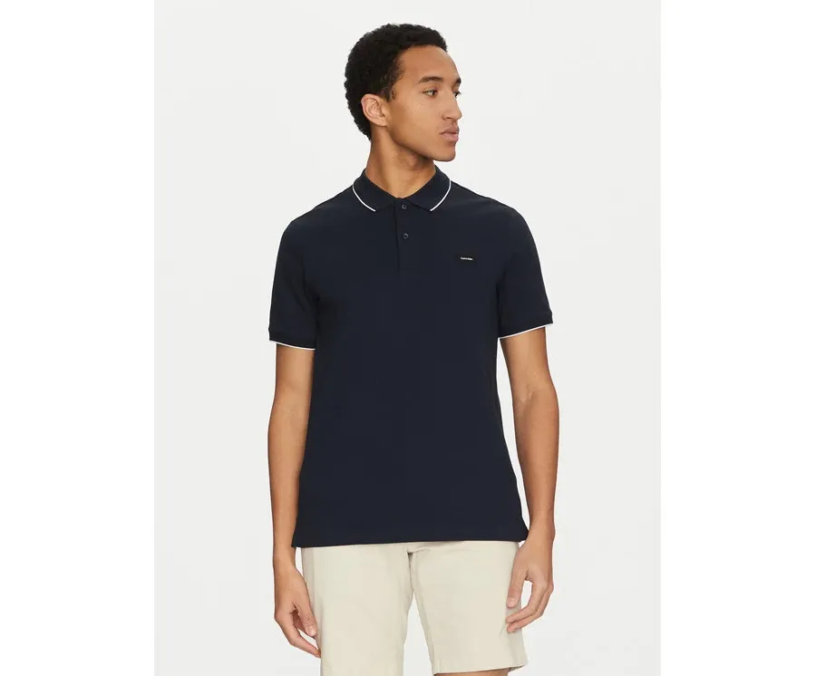 obrazek 1 Calvin Klein Polo K10K112751 Granatowy Regular Fit