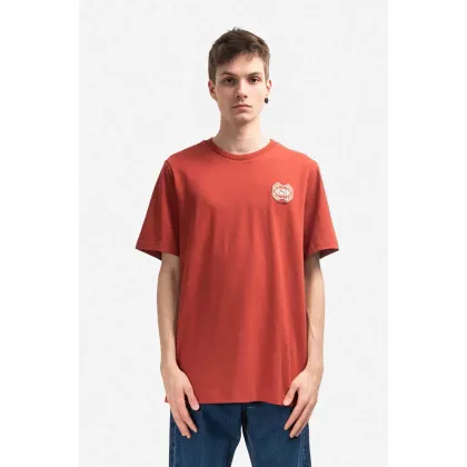 Zdjęcie Puma t-shirt bawełniany x Palomo Tee kolor czerwony 535966.77-CZERWONY