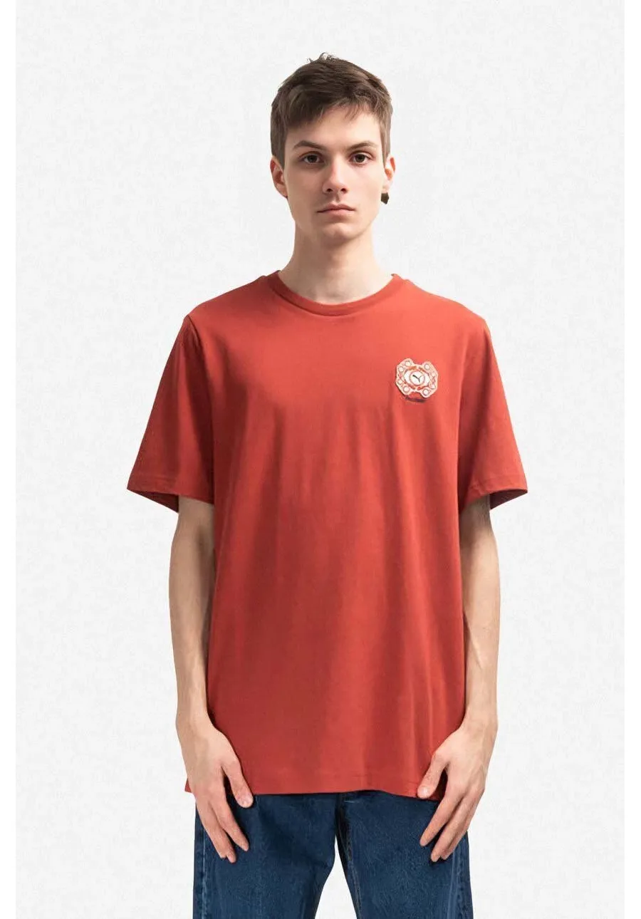 obrazek 1 Puma t-shirt bawełniany x Palomo Tee kolor czerwony 535966.77-CZERWONY