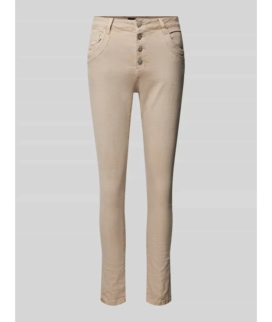 obrazek 1 Jeansy o kroju skinny fit z 5 kieszeniami