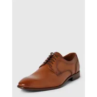 Zdjęcie Buty derby skórzane z ozdobnymi szwami model ‘Pados’