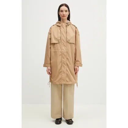 Zdjęcie Napapijri płaszcz A-Menton damski kolor beżowy przejściowy NP0A4IFFN1Q1
